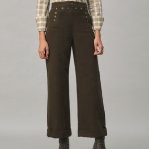Tory Burch Moleskin Sailor Pants NWOT